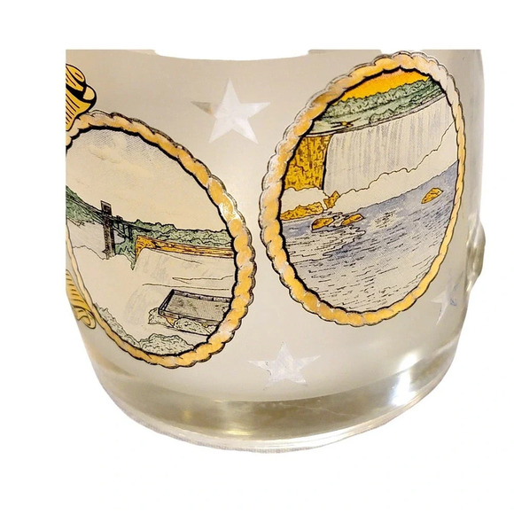 NIAGARA FALLS New York Souvenir Frosted Glass Coffee Mug - Picture 9 of 9